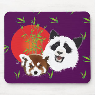 Kleiner Panda (Ailurus fulgens) Mauspad Mouse Mat