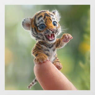 kleiner Tiger Window Cling