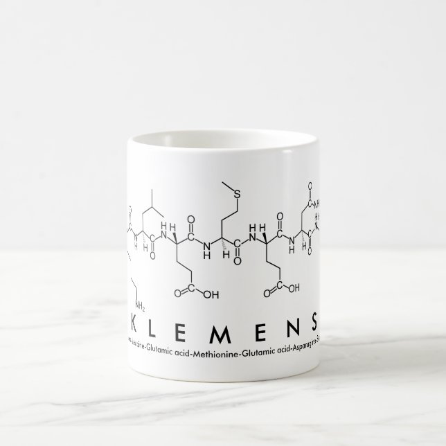 Klemens peptide name mug (Center)