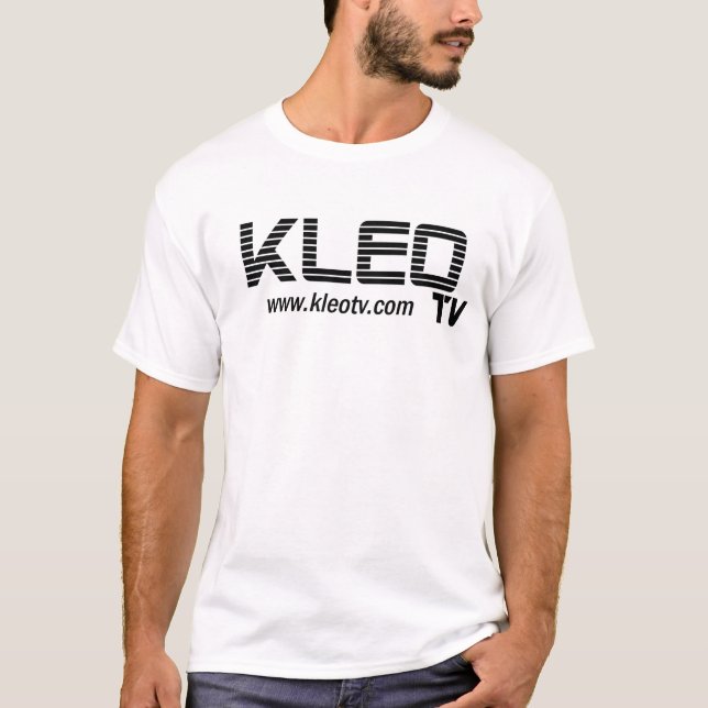 KLEO TV white logo Web T-Shirt (Front)