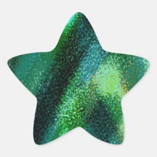 Klexos Dark Green Star Sticker