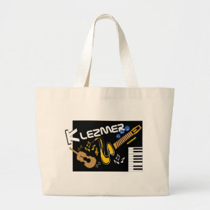 Klezmer Large Tote Bag