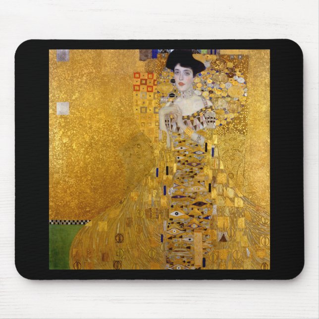 Klimt , "Adele Bloch-Bauer I" Mouse Mat (Front)