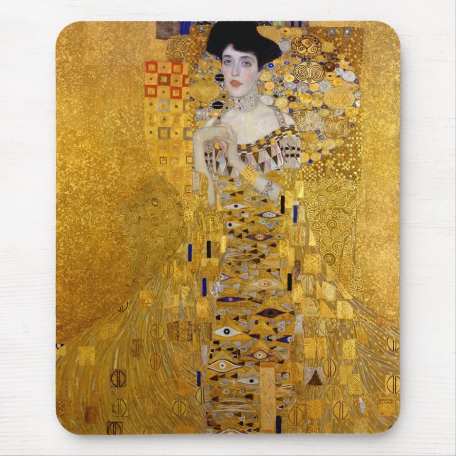 Klimt , “ Adele Bloch-Bauer I ” Mouse Mat (Front)