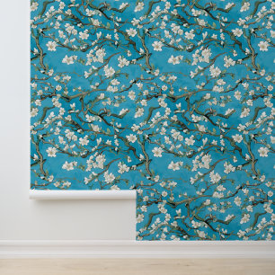 Klimt,Almond tree, Art,Painting tourquise Wallpaper