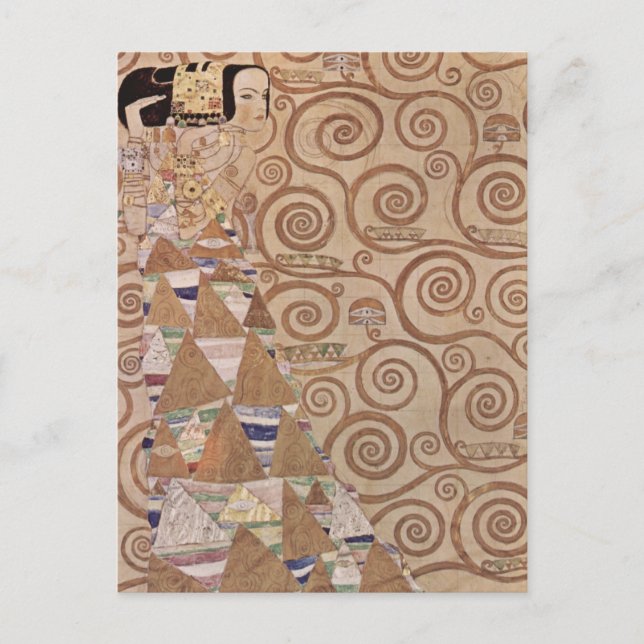 Klimt ~ Anticipation Postcard (Front)