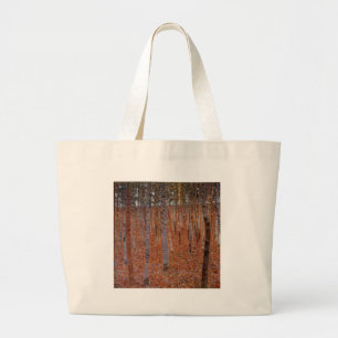 Klimt Beechwood-Forest Large Tote Bag