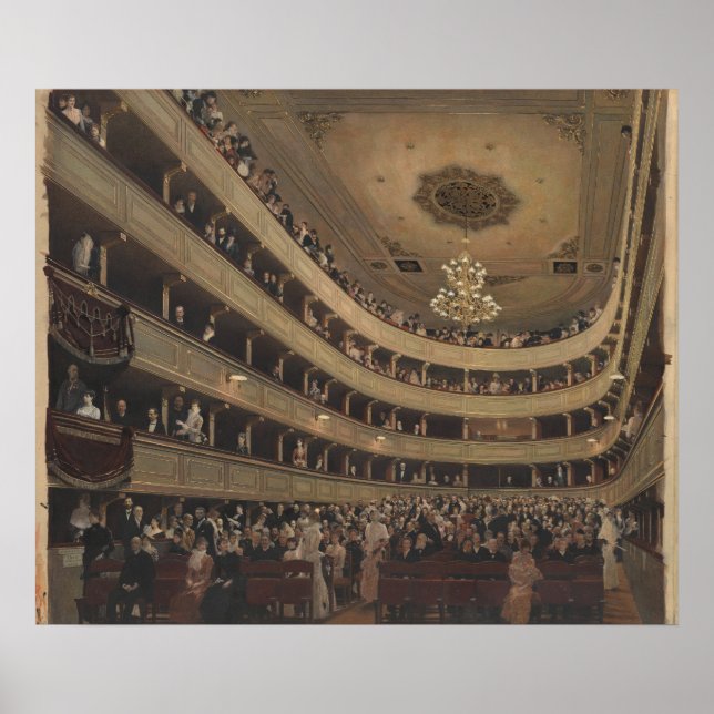 Klimt Burgtheater Vienna – Art Print (Front)