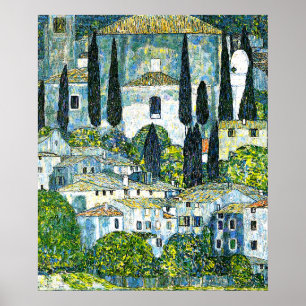 Klimt - Church in Cassone Poster