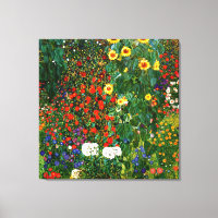 Klimt - Farm Garden with Sunflowers