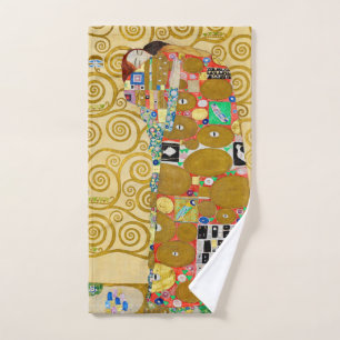 Klimt Fulfilment Mosaic: Vintage Stoclet Frieze Bath Towel Set