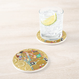 Klimt Fulfilment Mosaic: Vintage Stoclet Frieze Coaster