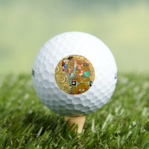 Klimt Fulfilment Mosaic: Vintage Stoclet Frieze Golf Balls