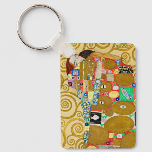 Klimt Fulfilment Mosaic: Vintage Stoclet Frieze Key Ring