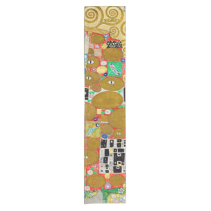 Klimt Fulfilment Mosaic: Vintage Stoclet Frieze Short Table Runner