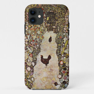 Klimt Garden With Roosters iPhone 5 Case