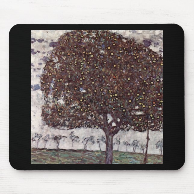 Klimt, Gustav: Apfelbaum II Mouse Mat (Front)