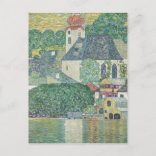 Klimt, Gustav Kirche in Unterach am Attersee 1916  Postcard