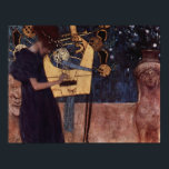 Klimt Gustav The Music Poster<br><div class="desc">Klimt 1862-1918,  Gustav,  Baumgarten bei Wien,  Austria</div>