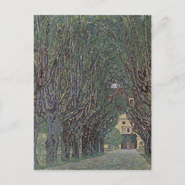 Klimt, Gustav Weg im Park von Schlo? Kammer 1912 T Postcard (Front)