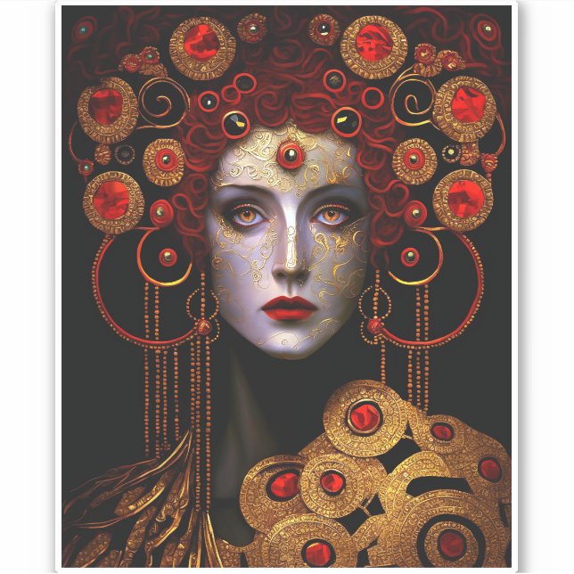 Klimt Inspired Queen Goddess (Front)