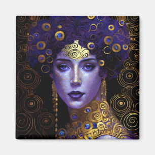 Klimt Inspired Queen Goddess Magnet