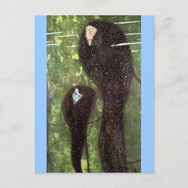 Klimt ~ Mermaids Postcard (Front)