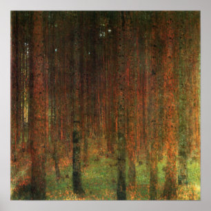 Klimt - Pine Forest 1901 Poster