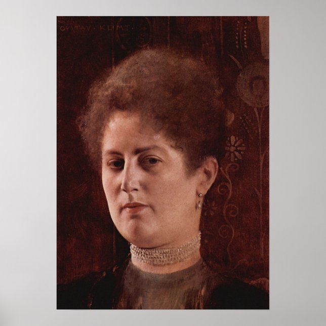 Klimt - Portrait Of A Lady 1894 Poster (Front)