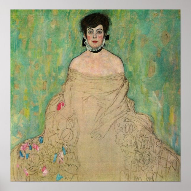 Klimt - Portrait Of Amalie Zuckerkandl Poster (Front)