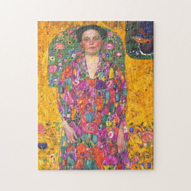 Klimt Portrait of Eugenia Primavesi Jigsaw Puzzle (Vertical)