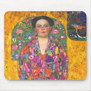 Klimt Portrait of Eugenia Primavesi Mouse Mat
