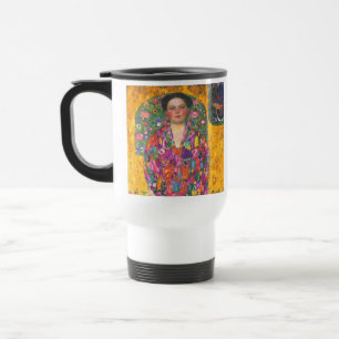 Klimt Portrait of Eugenia Primavesi Travel Mug