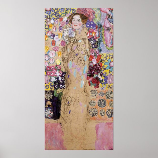 Klimt - Portrait Of Maria Munk (Unfinished) 1918 Poster (Front)