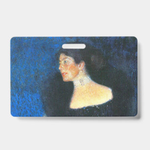 Klimt Portrait of Rose von Rosthorn-Friedmann ID Badge