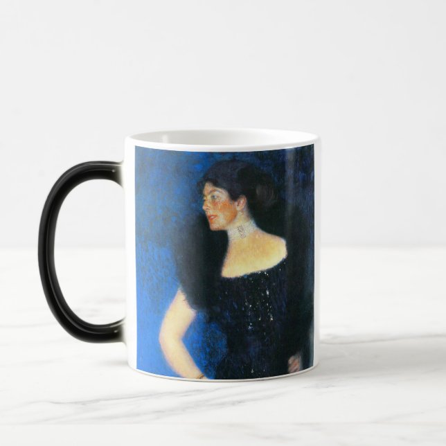 Klimt Portrait of Rose von Rosthorn-Friedmann Magic Mug (Left)