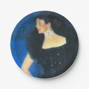 Klimt Portrait of Rose von Rosthorn-Friedmann Paper Plate