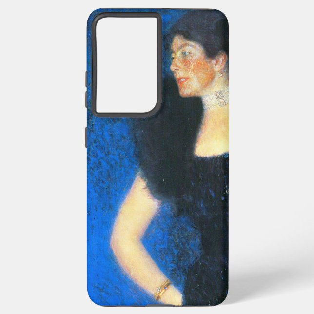 Klimt Portrait of Rose von Rosthorn-Friedmann Samsung Galaxy S21 Ultra Case (Back)