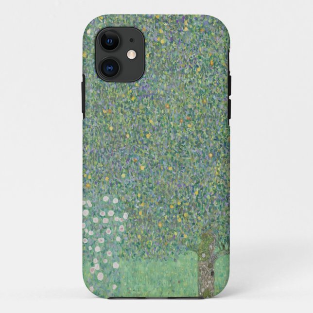 Klimt Rosebushes Under the Trees Case-Mate iPhone Case (Back)