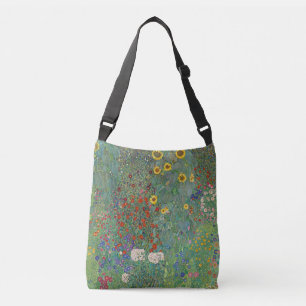Klimt Sunflower Garden Crossbody Bag