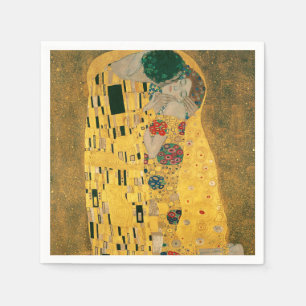 Klimt // The Kiss Painting Napkin