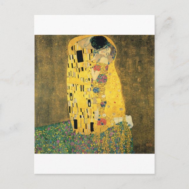 Klimt - The Kiss Postcard (Front)