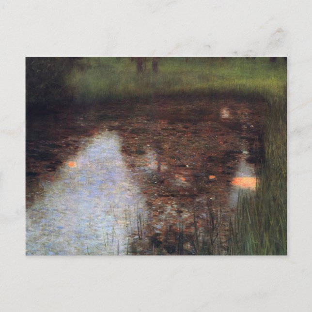 Klimt - The Swamp Postcard (Front)