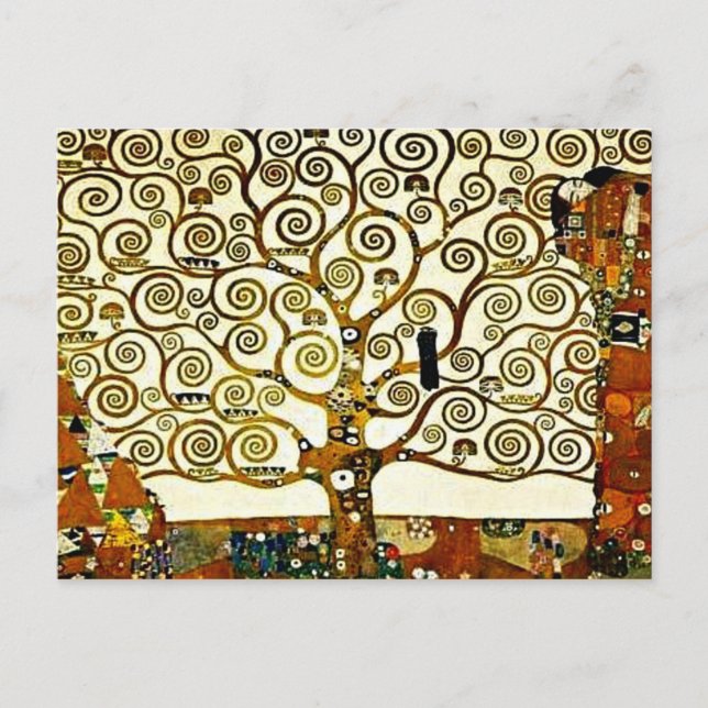 Klimt - The Tree of Life, stoclet frieze Postcard (Front)