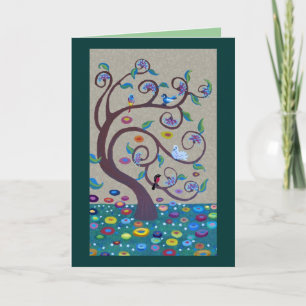 Klimt tree card