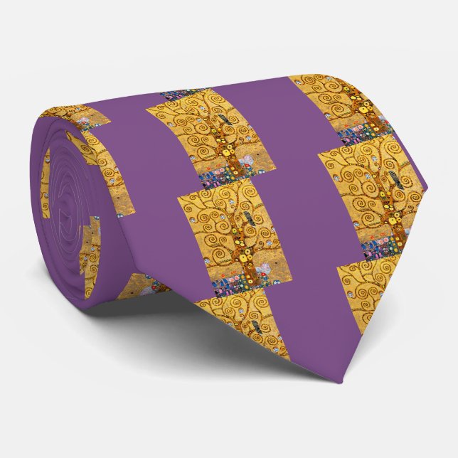 Klimt , "tree of life" tie (Rolled)