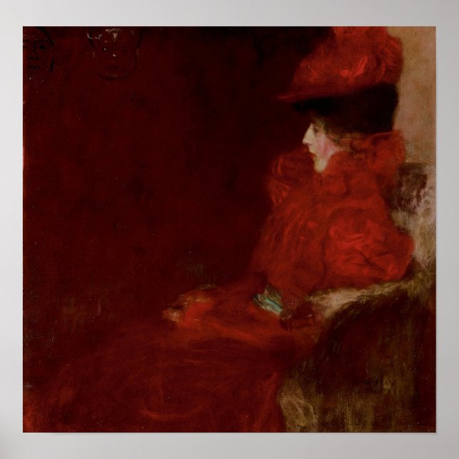 Klimt - Woman In An Armchair 1897 Poster (Front)