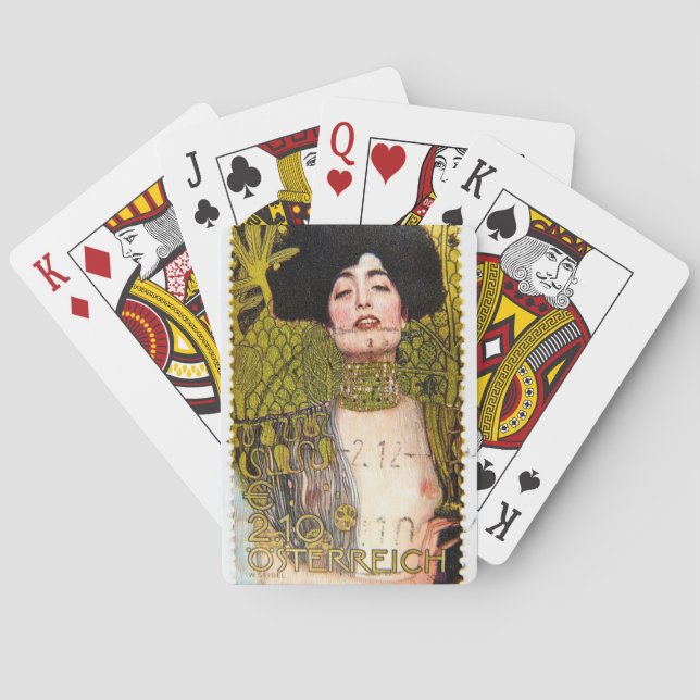 Klimt "Woman in Gold" Playing Cards (Back)