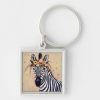 Klimt Zebra | Adorned In Flowers