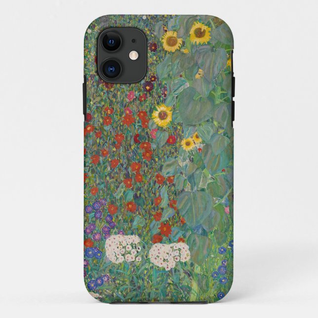 Klimt's Farm Garden with Sunflowers Case-Mate iPhone Case (Back)